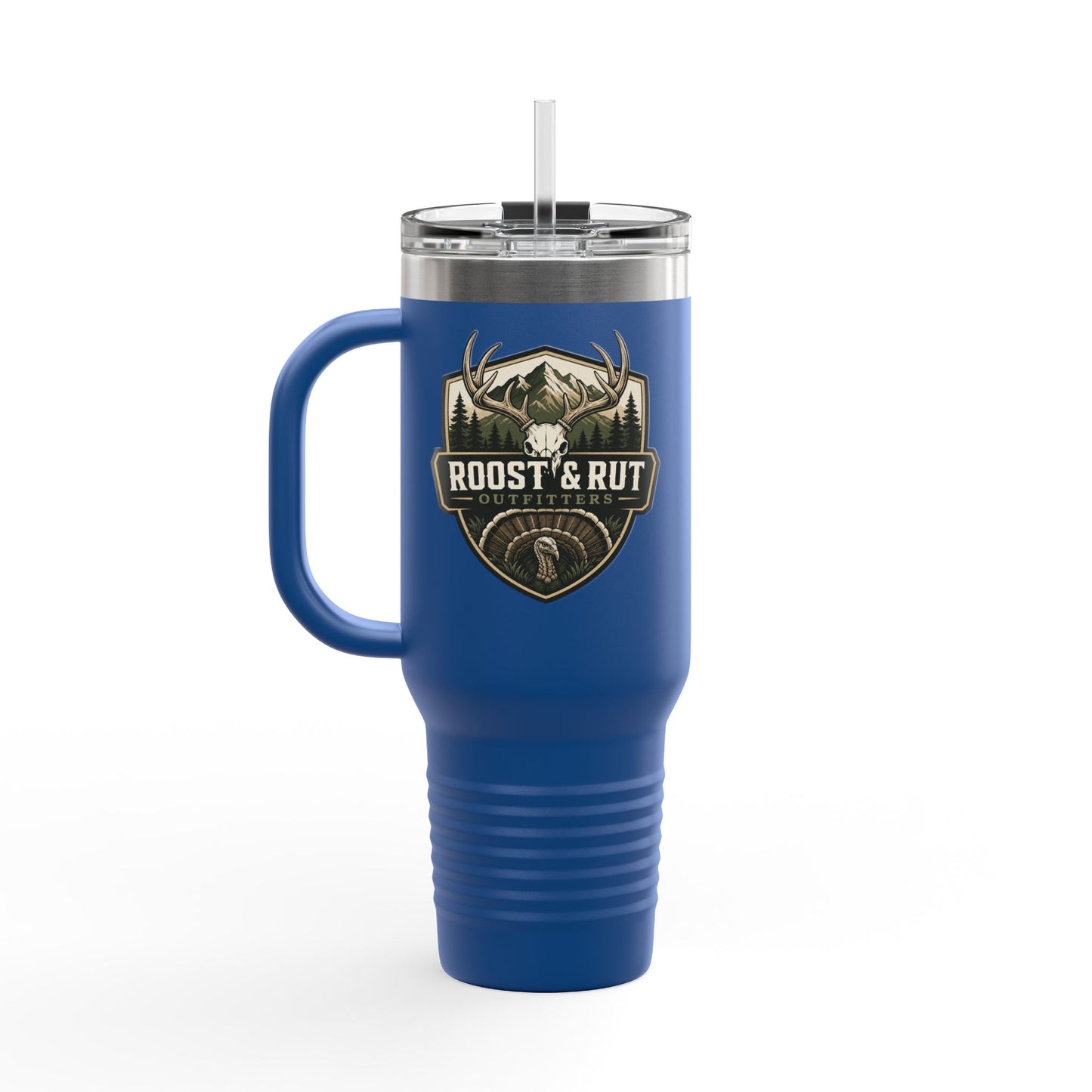 Roost & Rut 40oz Insulated Travel Mug — Outdoor Hunting Camp Tumbler