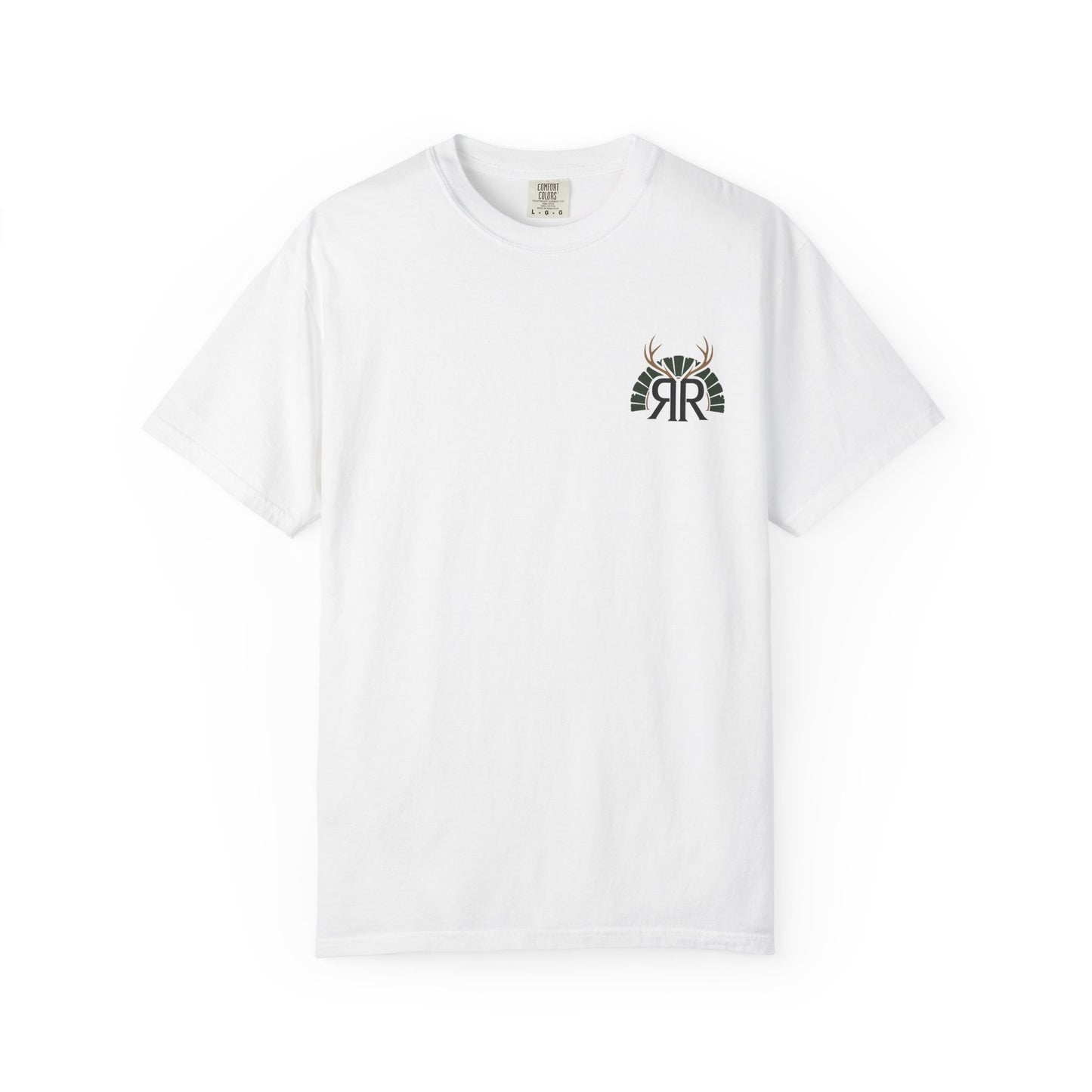 Sunrise RR Logo T-Shirt — Minimal Retro Emblem Tee