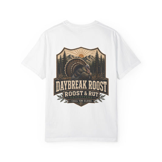 Daybreak Roost Turkey T-Shirt — 'Daybreak Roost' Vintage Turkey Hunting Tee