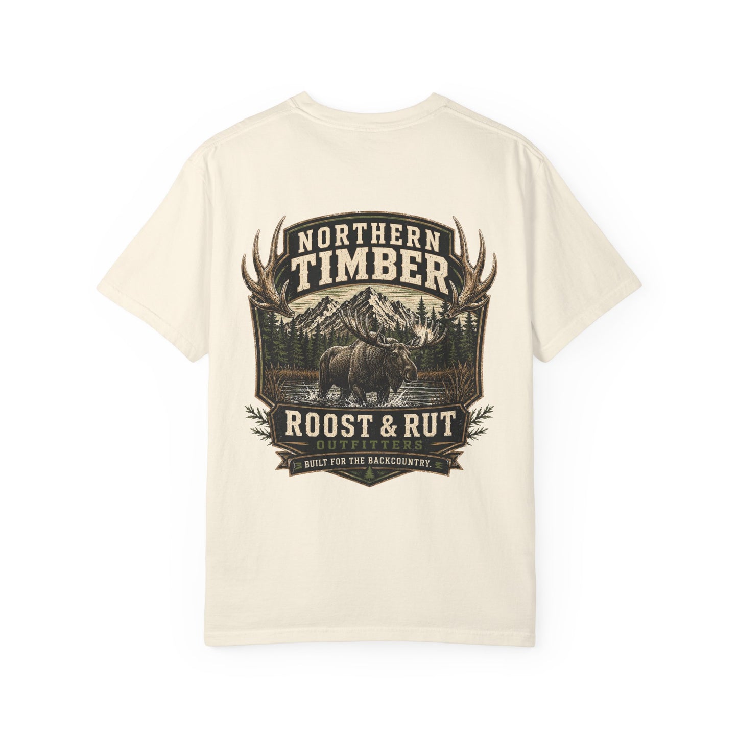 Northern Timber Moose Tee — Roost & Rut Outdoor Graphic T-Shirt