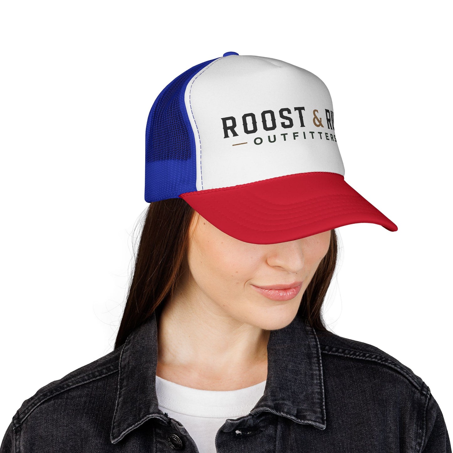 Roost & Rut Outfitters Trucker Cap — Vintage Outdoor Logo Hat