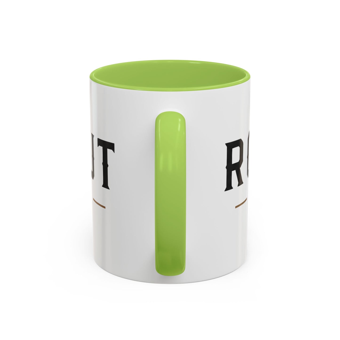 Accent Coffee Mug — Rustic Logo Coffee Cup (11/15oz)