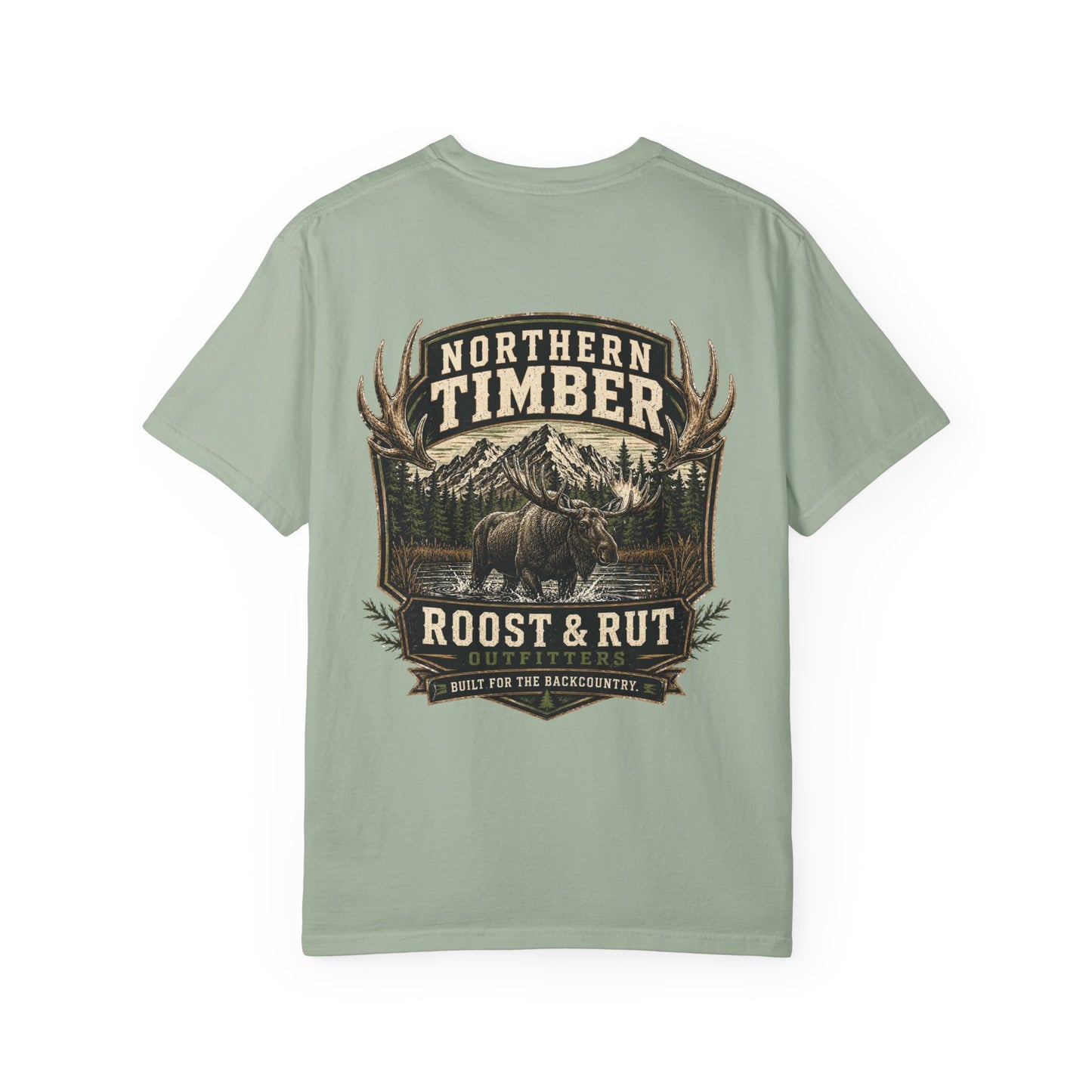 Northern Timber Moose Tee — Roost & Rut Outdoor Graphic T-Shirt