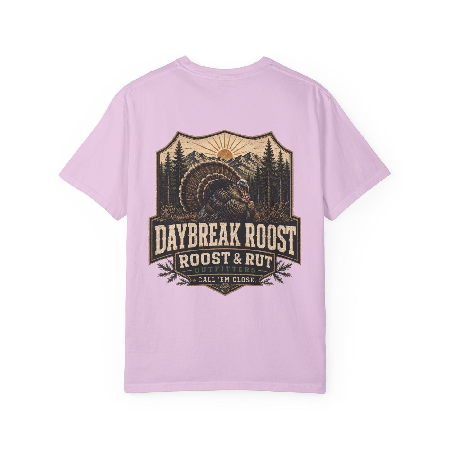 Daybreak Roost Turkey T-Shirt — 'Daybreak Roost' Vintage Turkey Hunting Tee