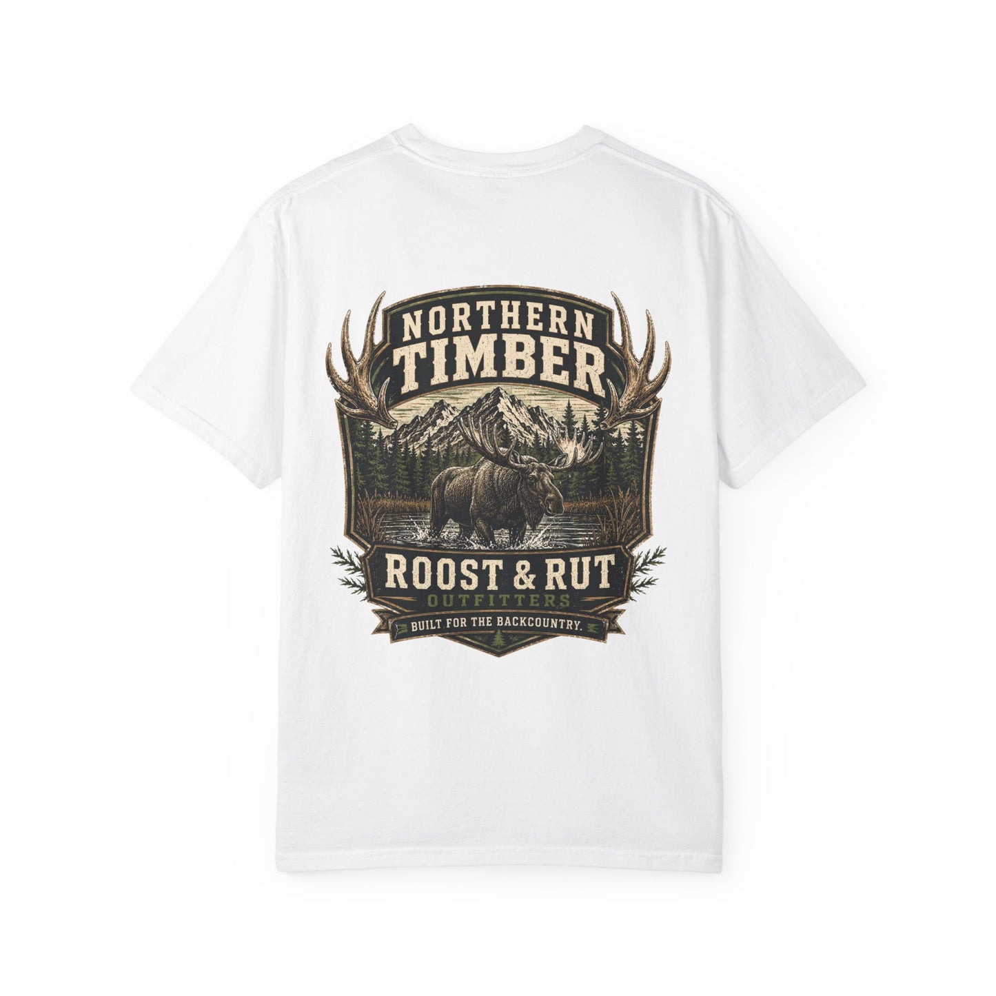 Northern Timber Moose Tee — Roost & Rut Outdoor Graphic T-Shirt