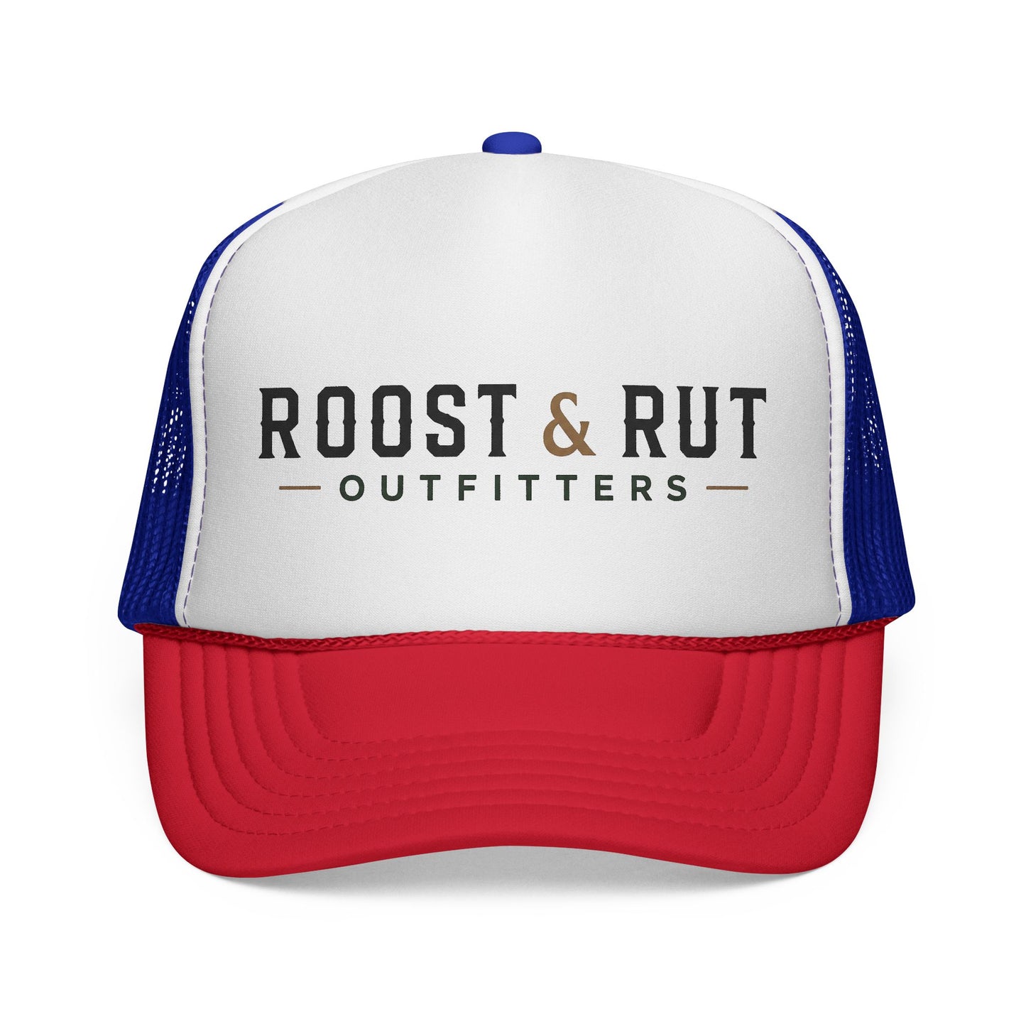 Roost & Rut Outfitters Trucker Cap — Vintage Outdoor Logo Hat