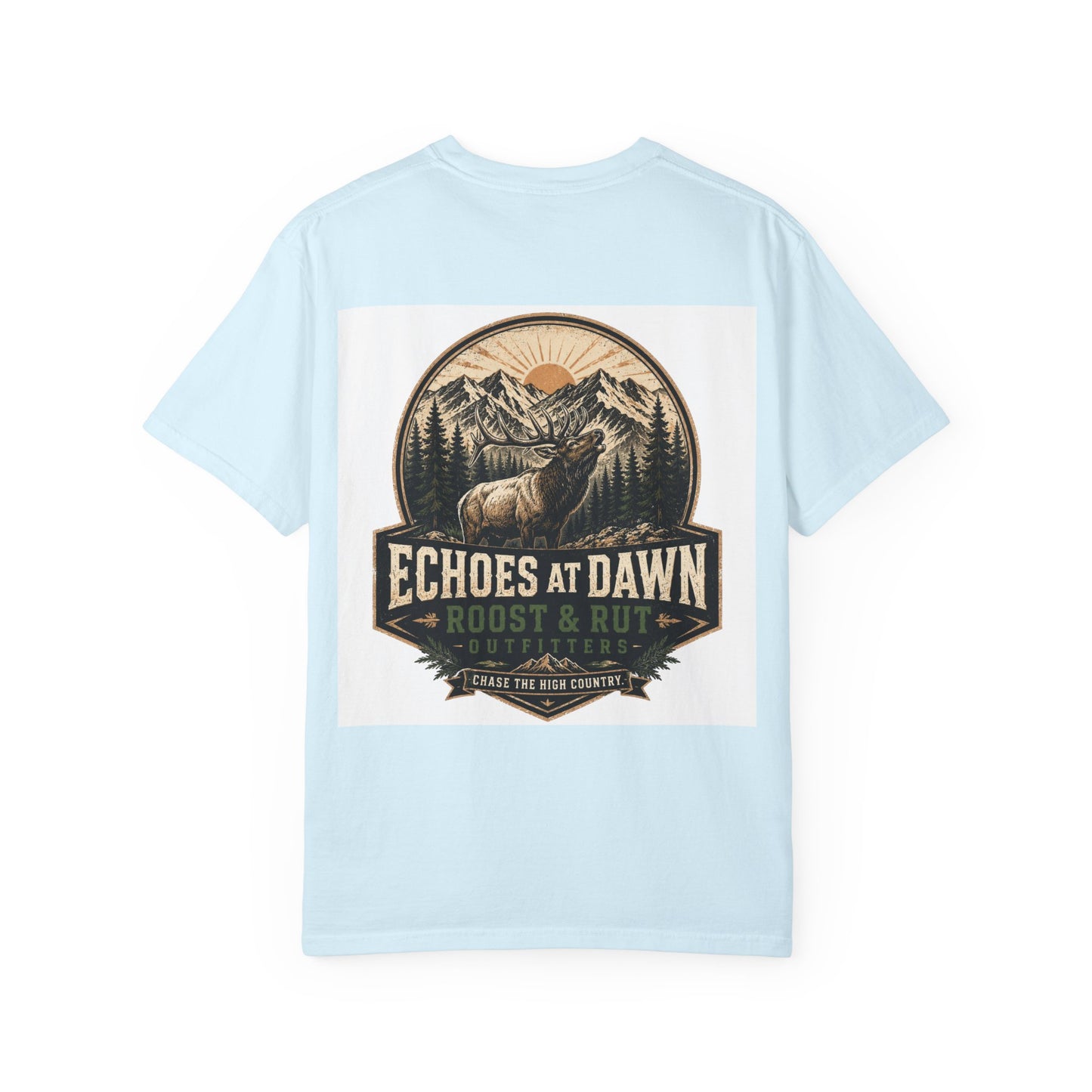 Sunrise RR Logo T-Shirt — Minimal Retro Emblem Tee