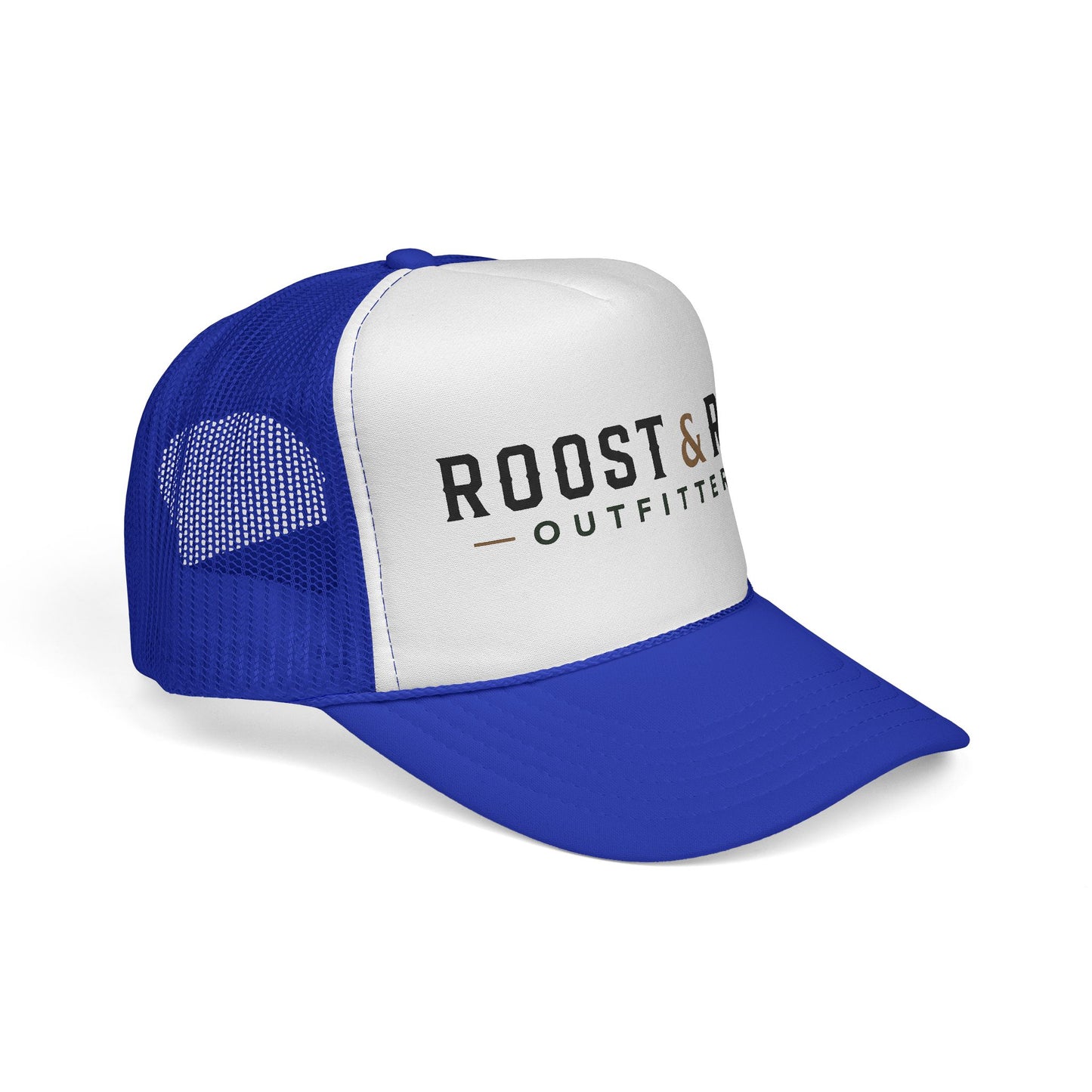 Roost & Rut Outfitters Trucker Cap — Vintage Outdoor Logo Hat