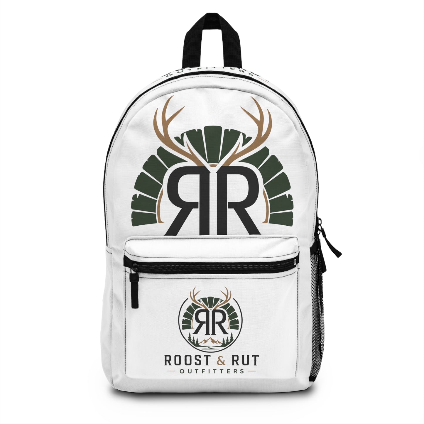 Roost & Rut Outfitters Logo Backpack — Hunting Antler Emblem Daypack