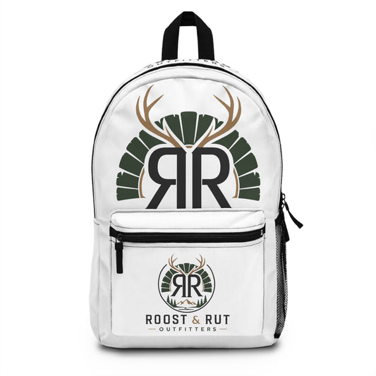Roost & Rut Outfitters Logo Backpack — Hunting Antler Emblem Daypack