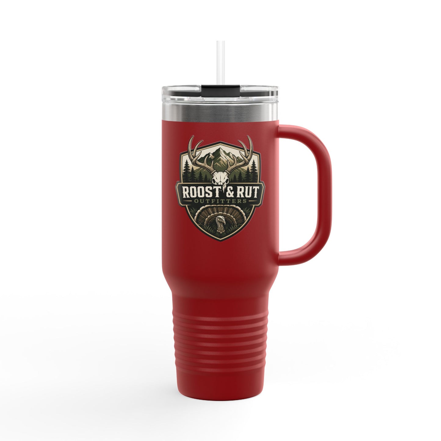 Roost & Rut 40oz Insulated Travel Mug — Outdoor Hunting Camp Tumbler