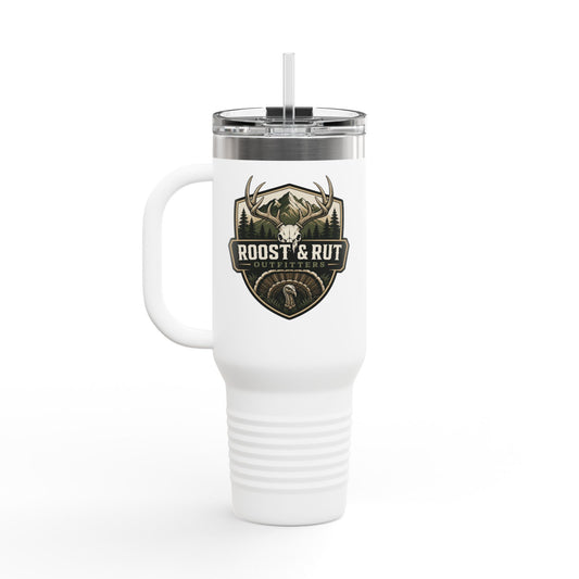 Roost & Rut 40oz Insulated Travel Mug — Outdoor Hunting Camp Tumbler