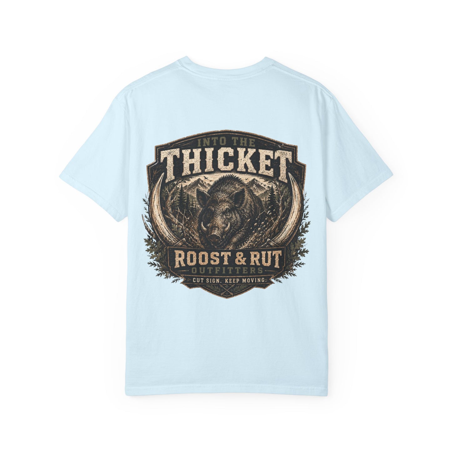 Into The Thicket Roost & Rut Boar Graphic T-Shirt — Hunting Outdoors Tee