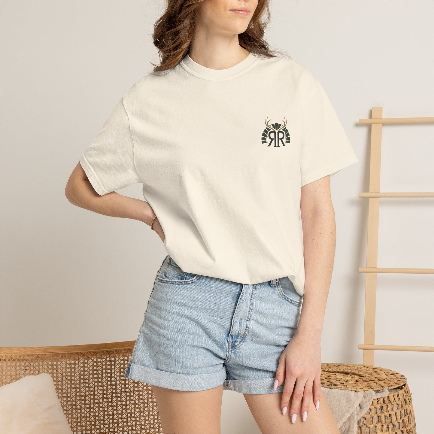 Trails, Tines & Timber T-Shirt — Rustic Outdoor Hunting & Fishing Graphic Tee