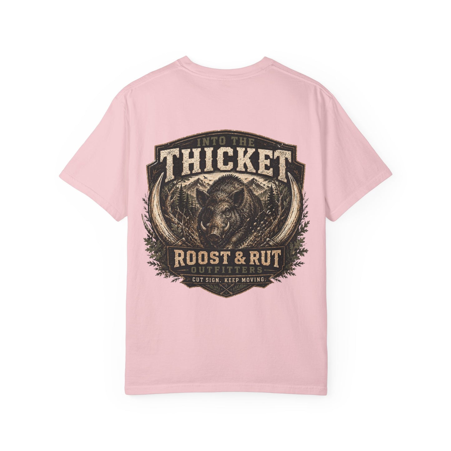 Into The Thicket Roost & Rut Boar Graphic T-Shirt — Hunting Outdoors Tee