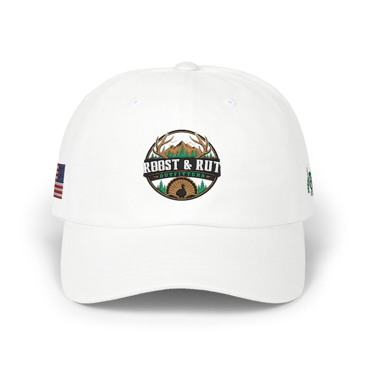 Classic Dad Cap - Rustic Mountain Bear Logo Embroidered Baseball Hat