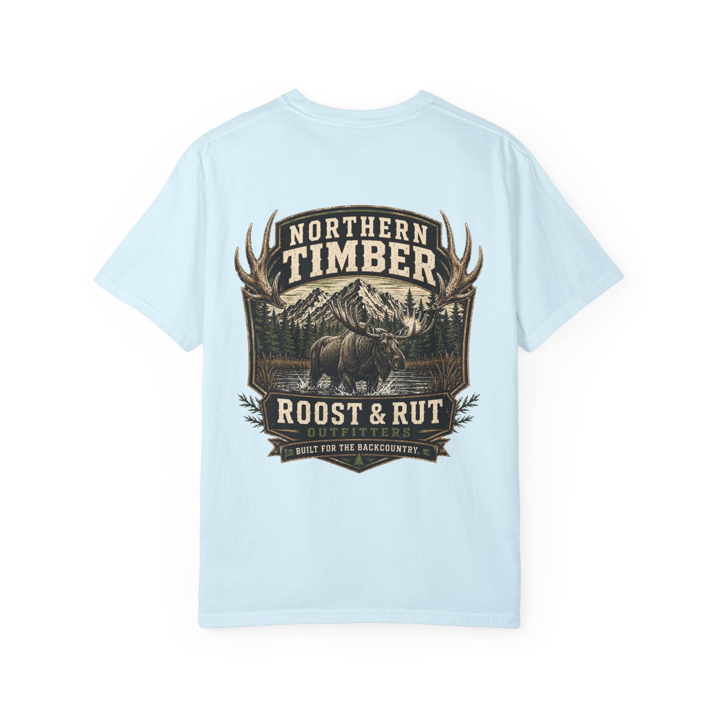 Northern Timber Moose Tee — Roost & Rut Outdoor Graphic T-Shirt