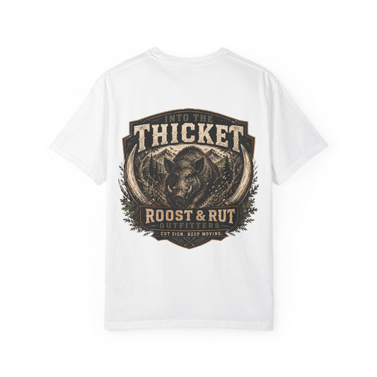 Into The Thicket Roost & Rut Boar Graphic T-Shirt — Hunting Outdoors Tee