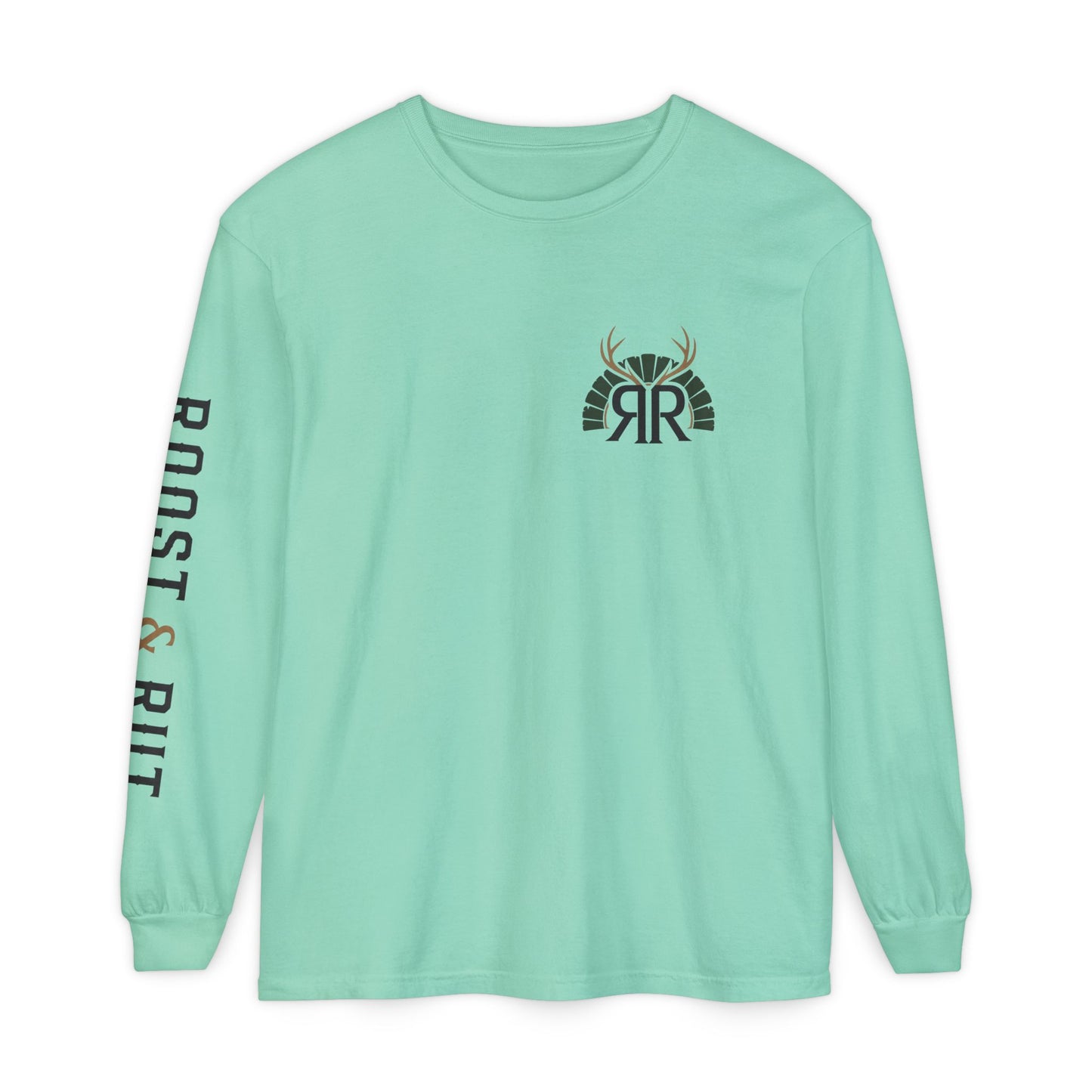 Roost & Rut Outfitters Deer Badge Long Sleeve T‑Shirt