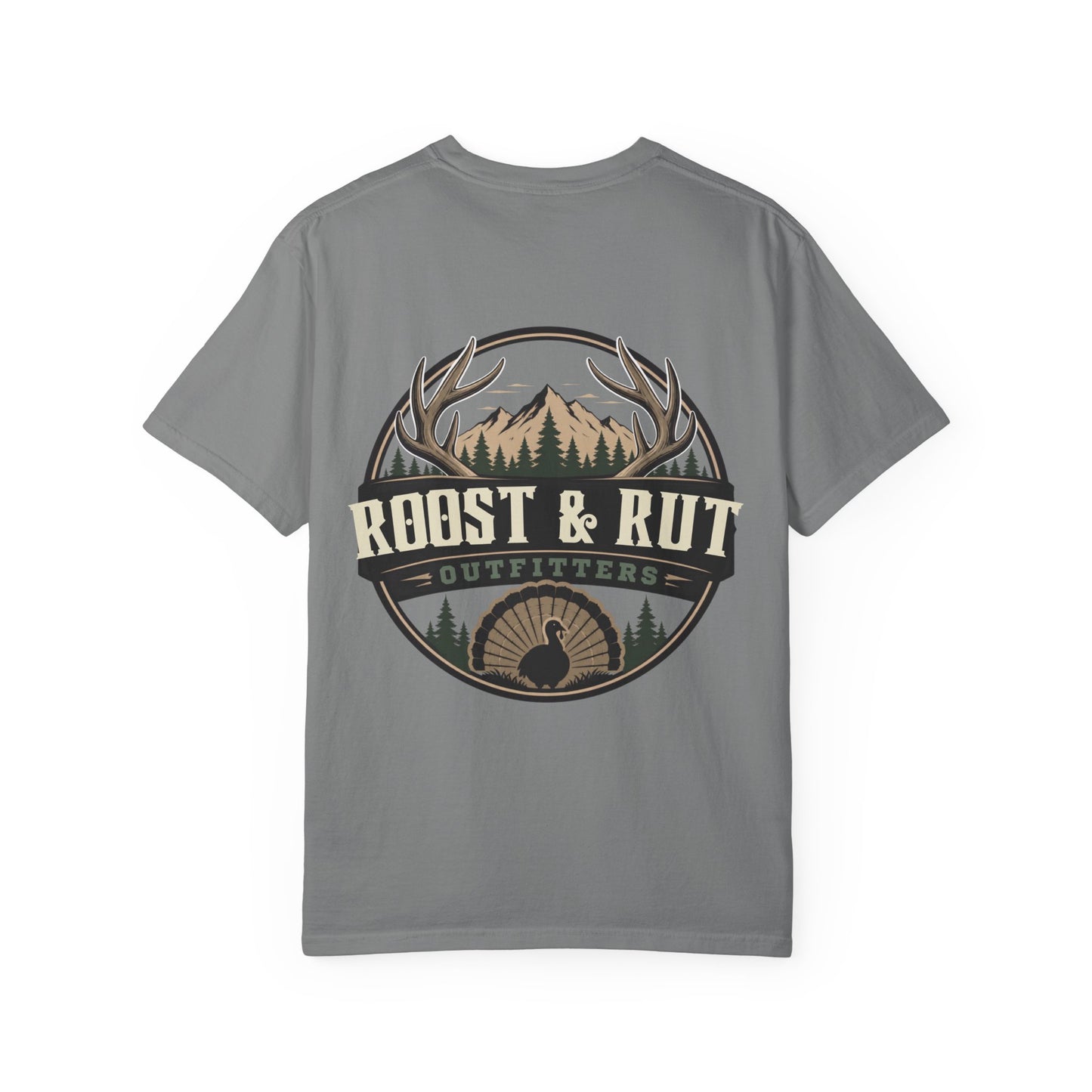 Roost & Rut Outfitters Logo Tee — Hunting, Outdoors Graphic T-Shirt