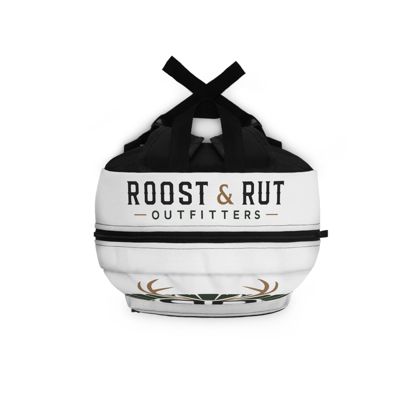 Roost & Rut Outfitters Logo Backpack — Hunting Antler Emblem Daypack