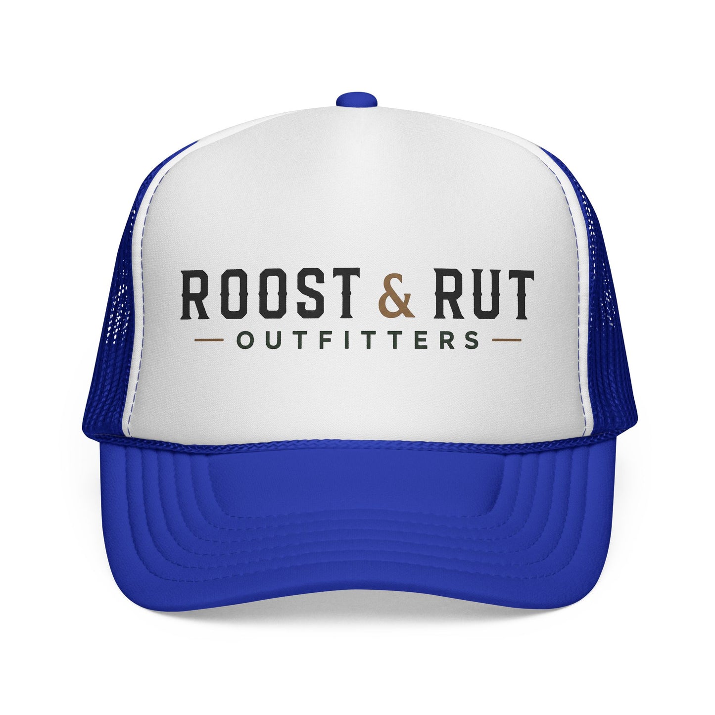Roost & Rut Outfitters Trucker Cap — Vintage Outdoor Logo Hat