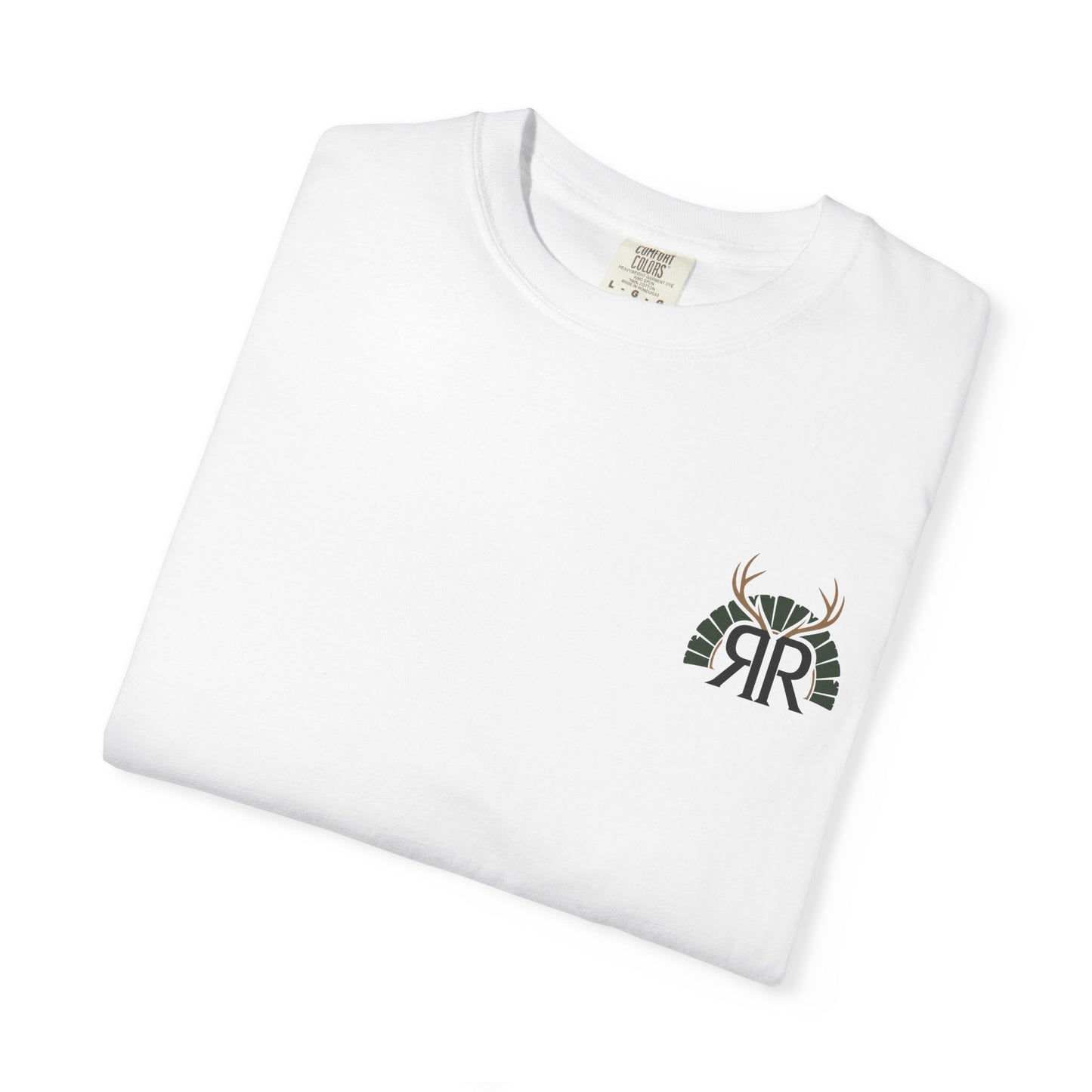 Trails, Tines & Timber T-Shirt — Rustic Outdoor Hunting & Fishing Graphic Tee