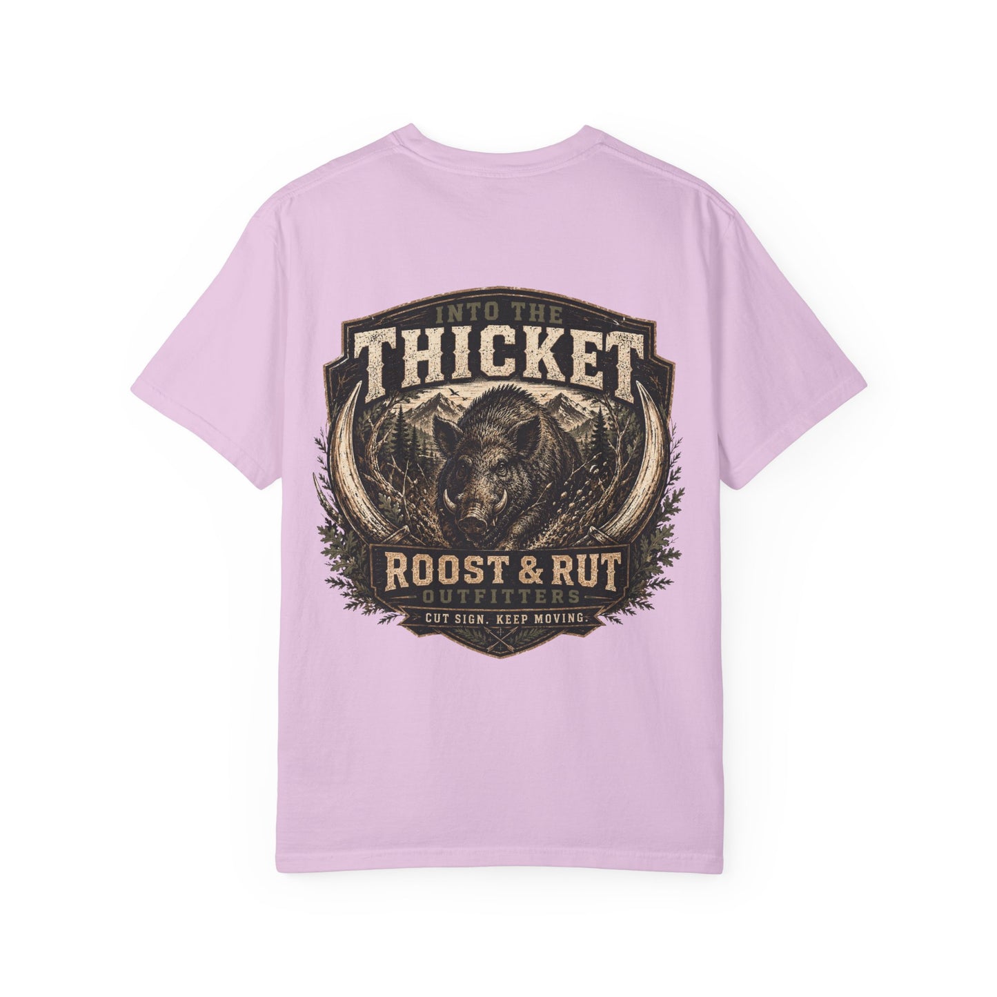 Into The Thicket Roost & Rut Boar Graphic T-Shirt — Hunting Outdoors Tee