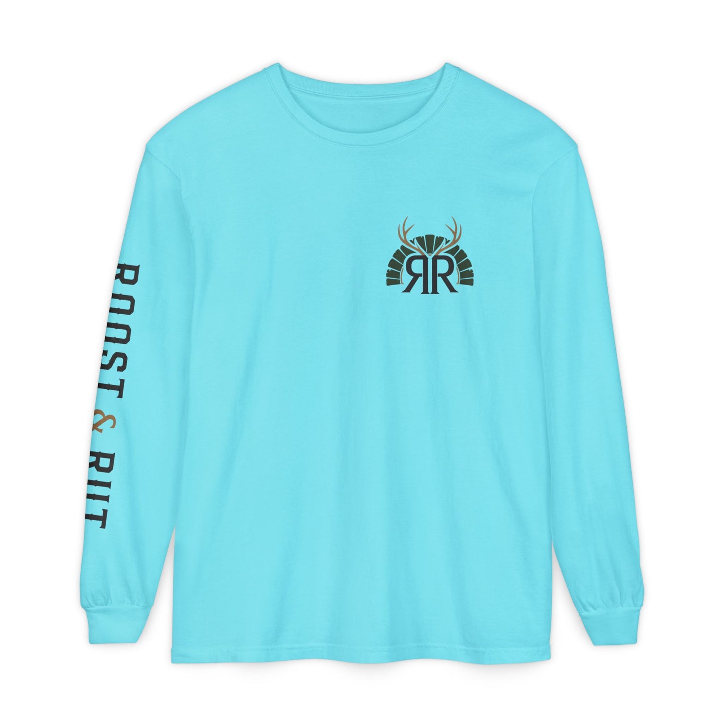 Roost & Rut Outfitters Deer Badge Long Sleeve T‑Shirt