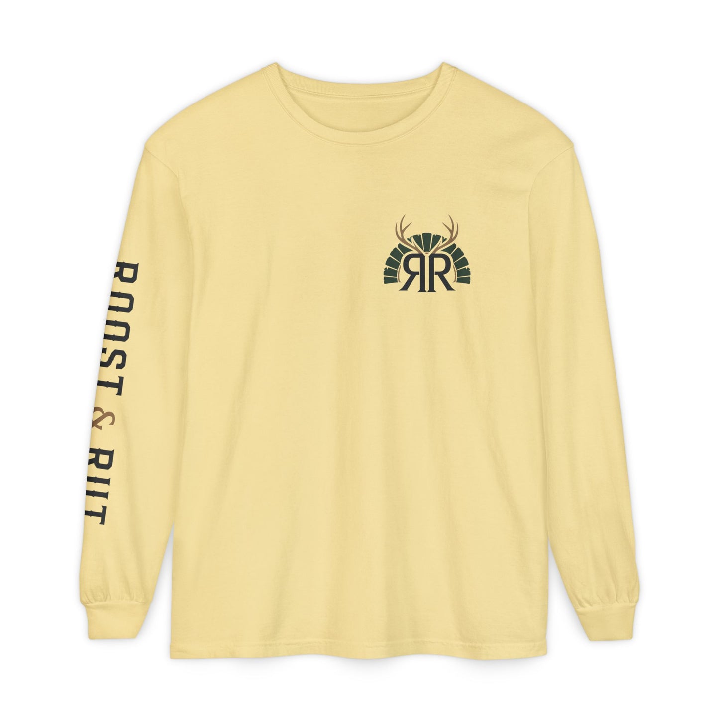 Roost & Rut Outfitters Deer Badge Long Sleeve T‑Shirt