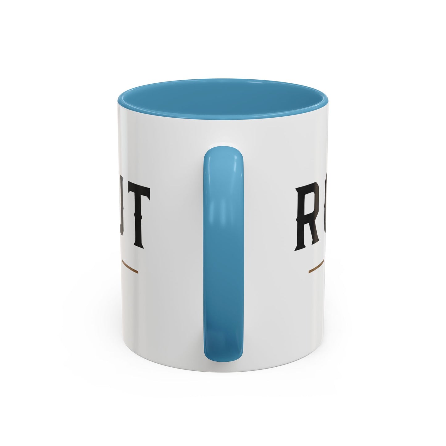 Accent Coffee Mug — Rustic Logo Coffee Cup (11/15oz)