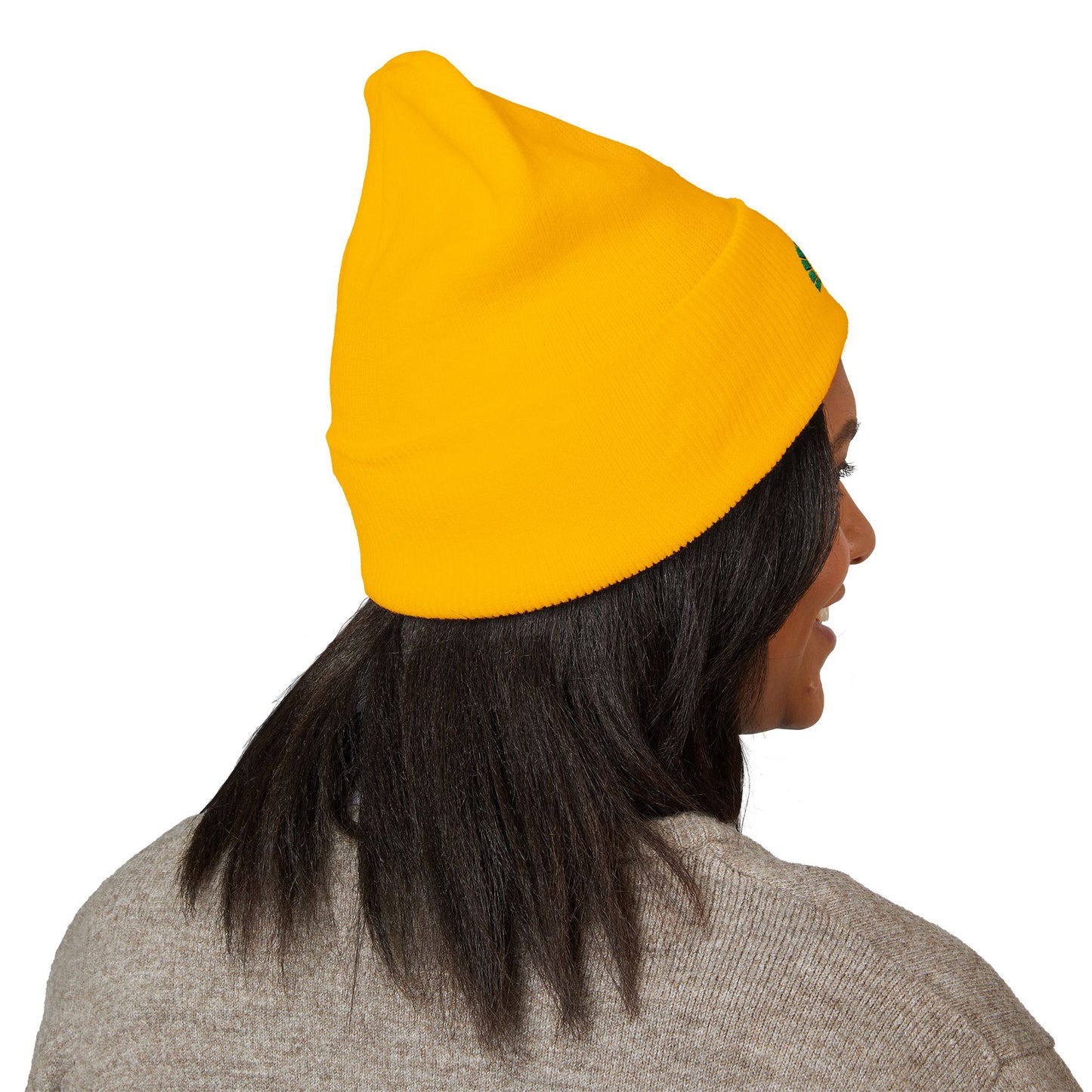 Embroidered Deer Antler Logo Cuffed Beanie