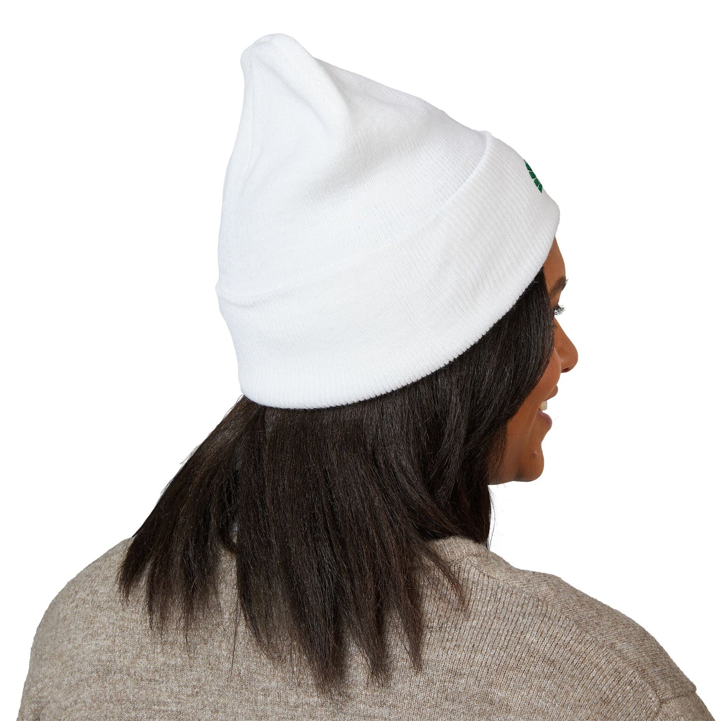 Embroidered Deer Antler Logo Cuffed Beanie