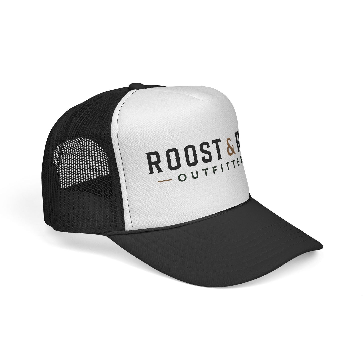 Roost & Rut Outfitters Trucker Cap — Vintage Outdoor Logo Hat