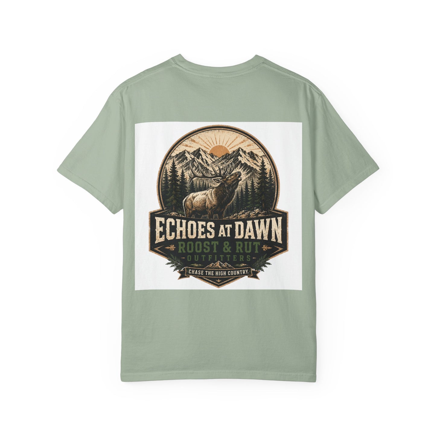 Sunrise RR Logo T-Shirt — Minimal Retro Emblem Tee