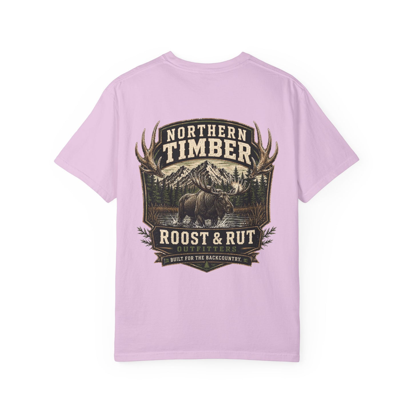 Northern Timber Moose Tee — Roost & Rut Outdoor Graphic T-Shirt