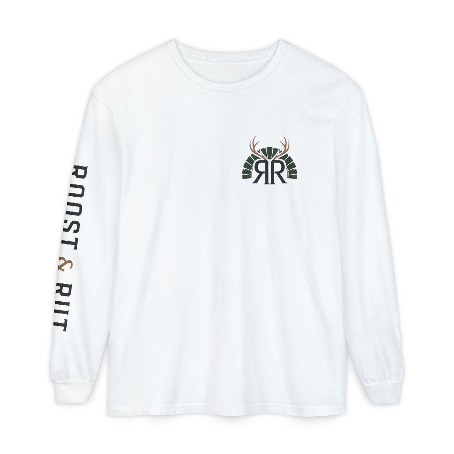Roost & Rut Outfitters Deer Badge Long Sleeve T‑Shirt