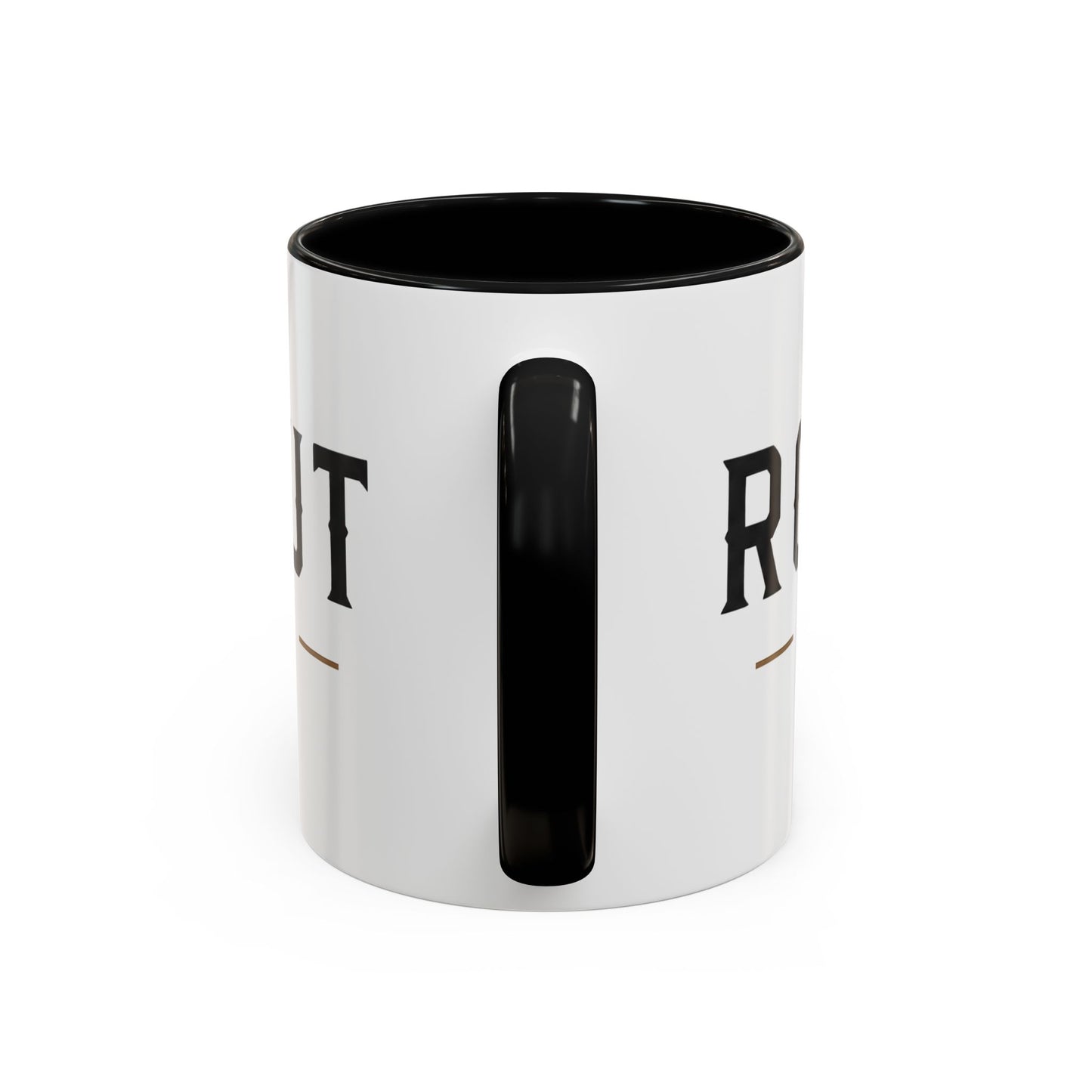 Accent Coffee Mug — Rustic Logo Coffee Cup (11/15oz)