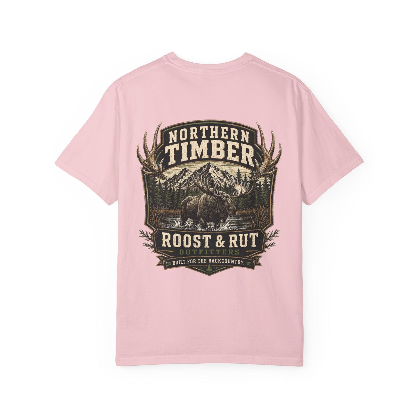 Northern Timber Moose Tee — Roost & Rut Outdoor Graphic T-Shirt