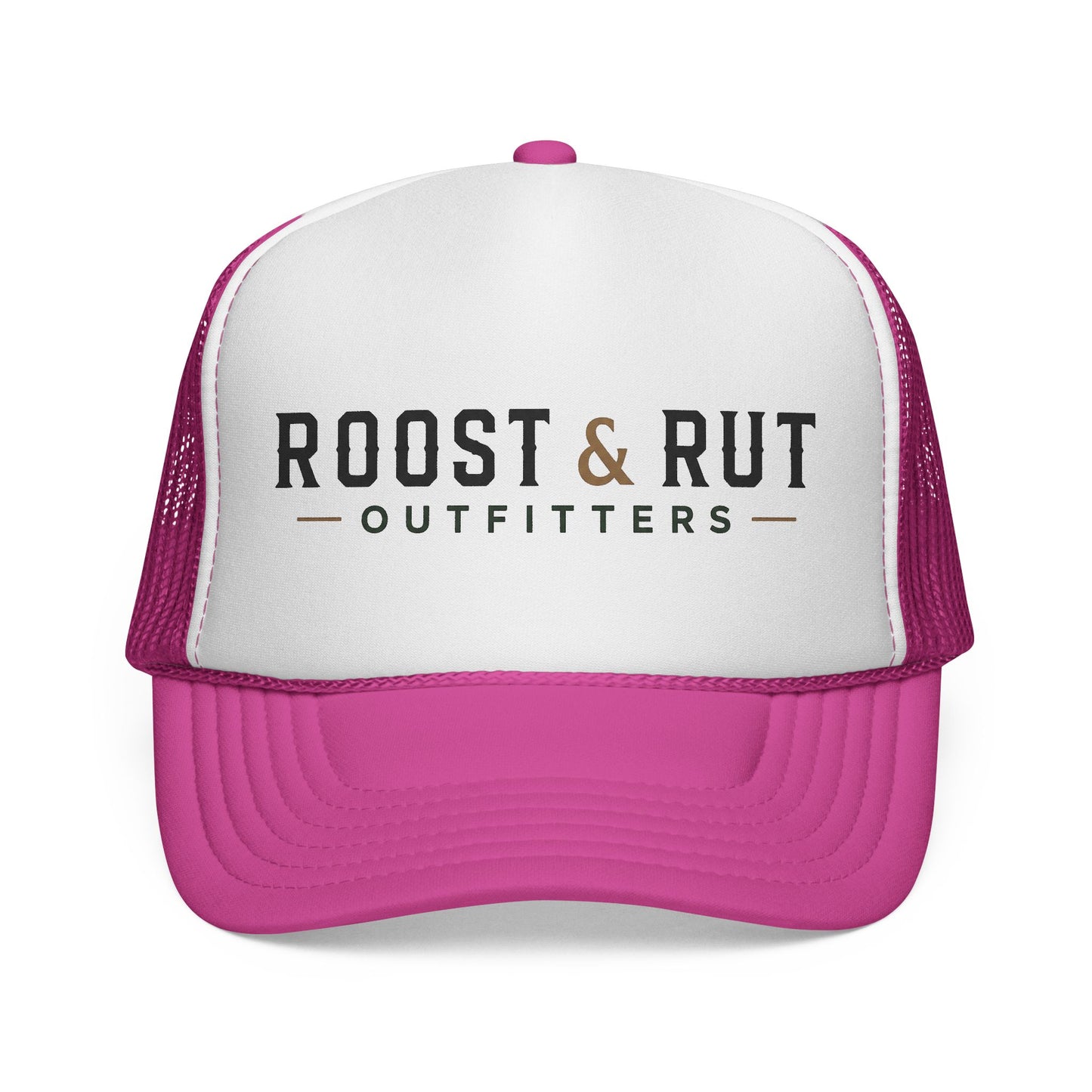 Roost & Rut Outfitters Trucker Cap — Vintage Outdoor Logo Hat