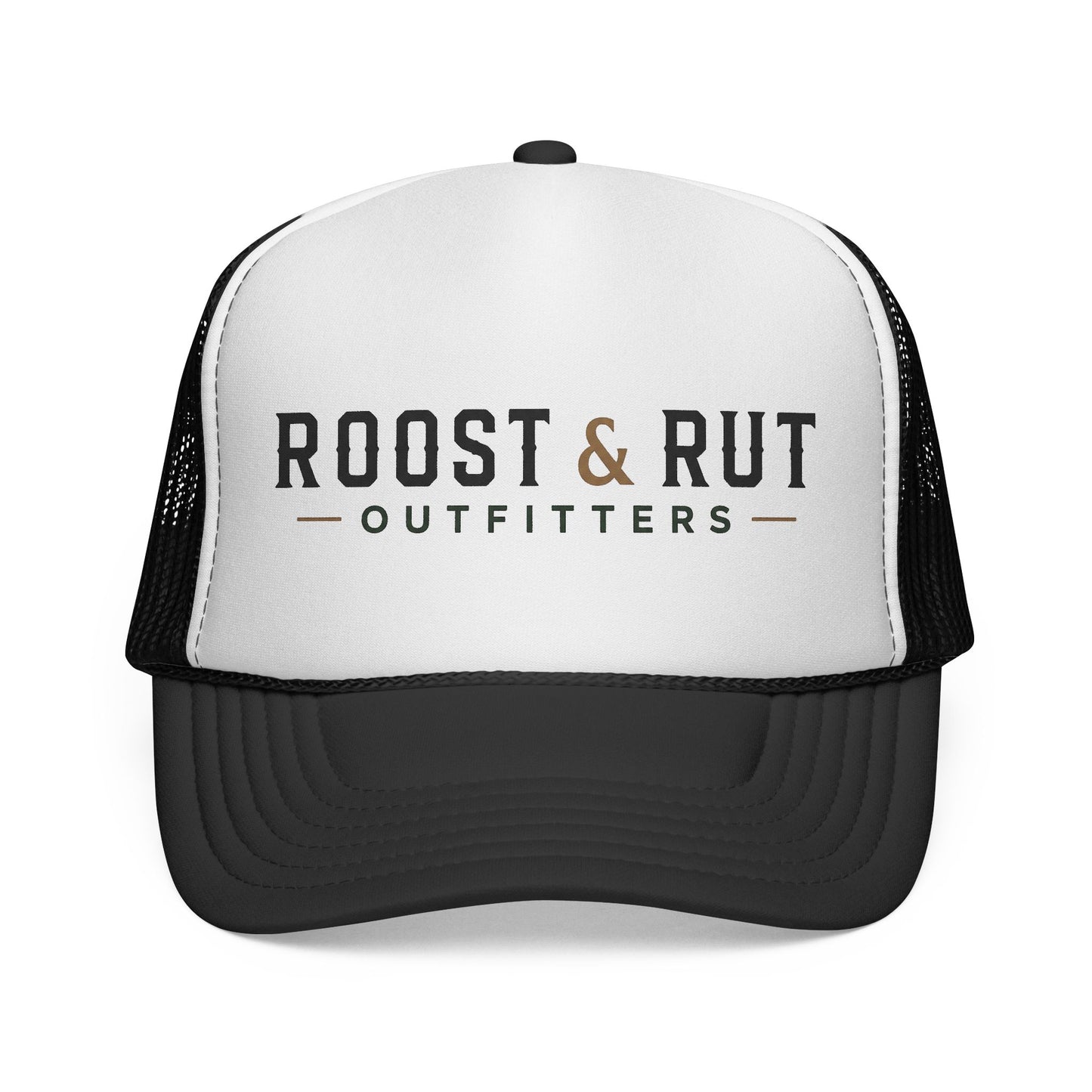 Roost & Rut Outfitters Trucker Cap — Vintage Outdoor Logo Hat