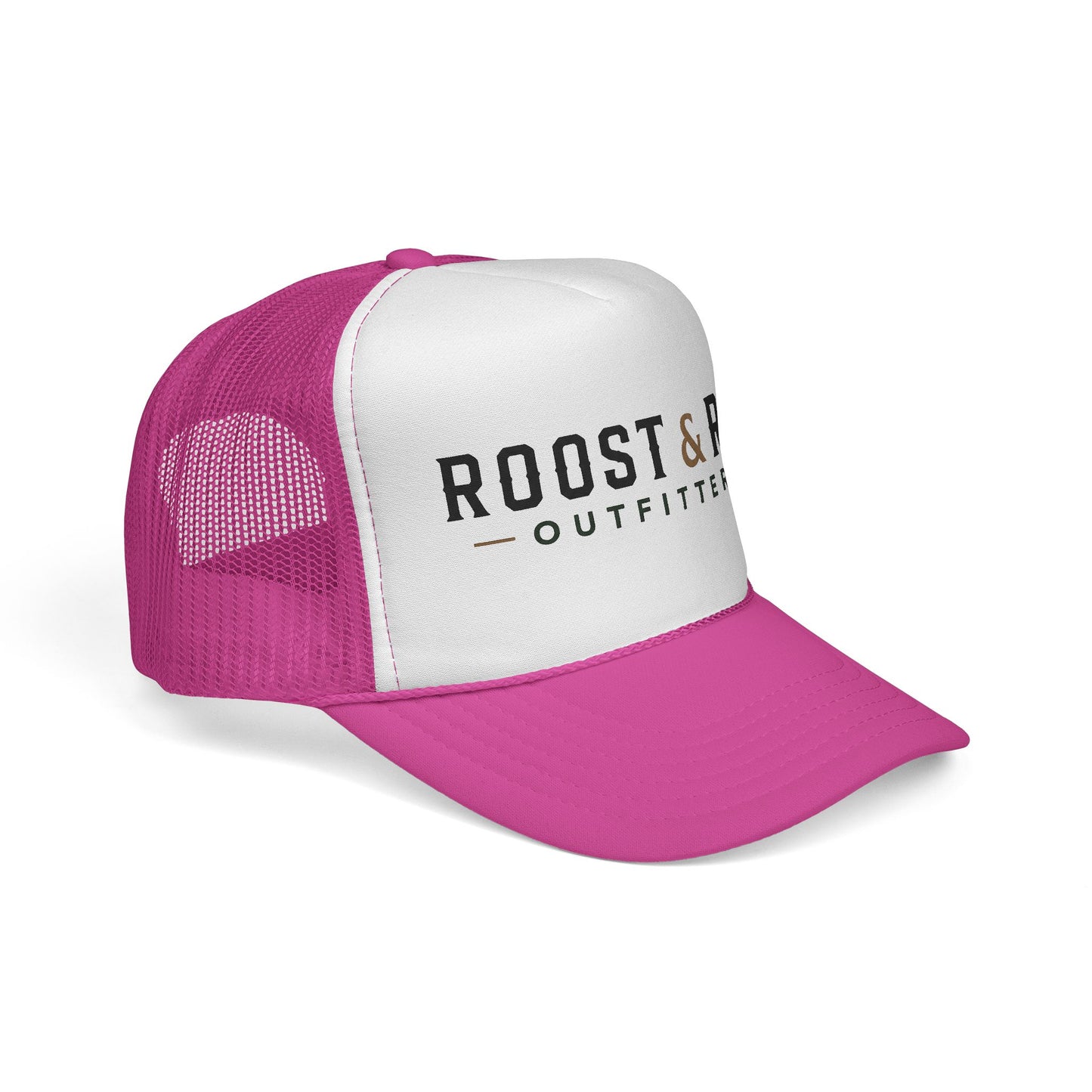 Roost & Rut Outfitters Trucker Cap — Vintage Outdoor Logo Hat