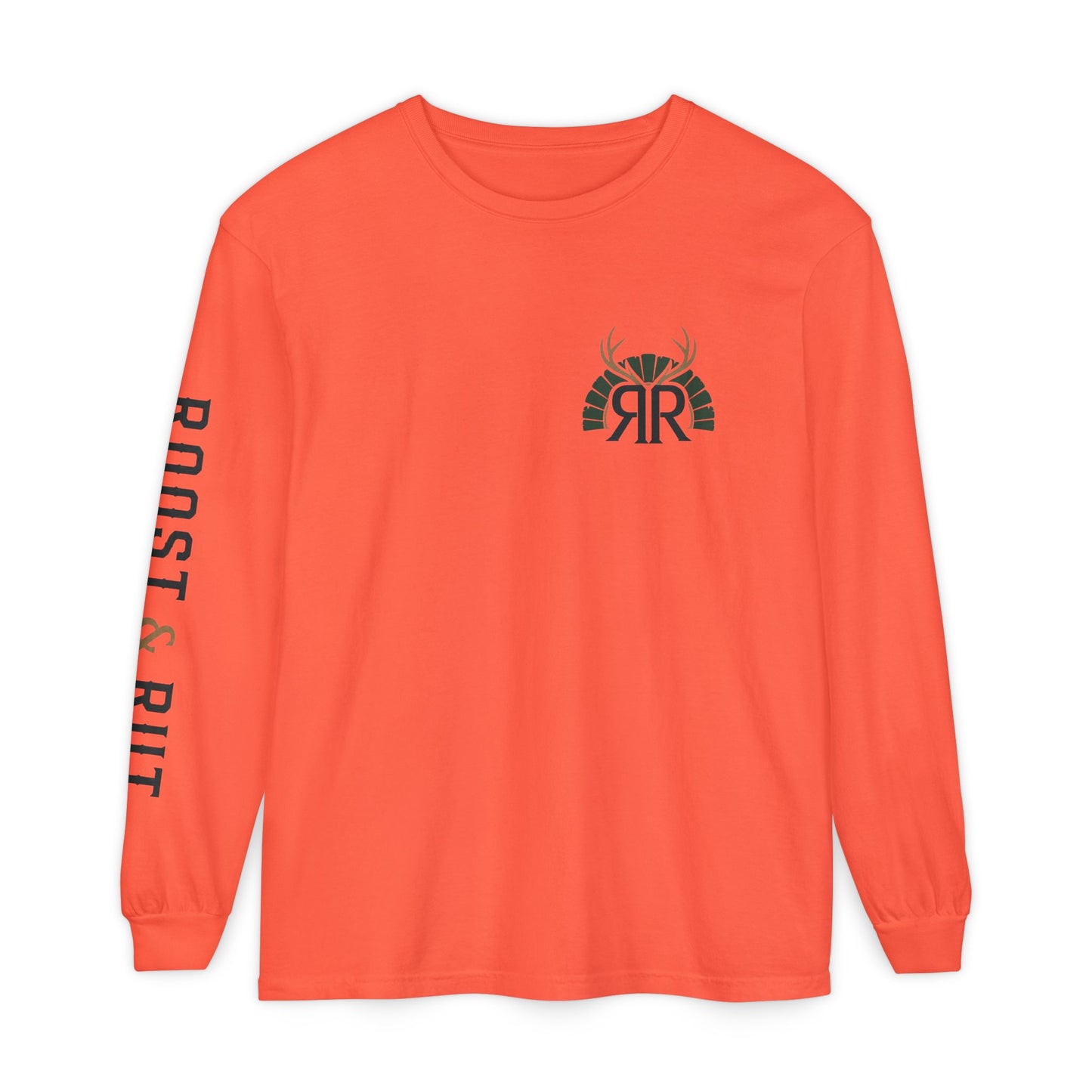 Roost & Rut Outfitters Deer Badge Long Sleeve T‑Shirt
