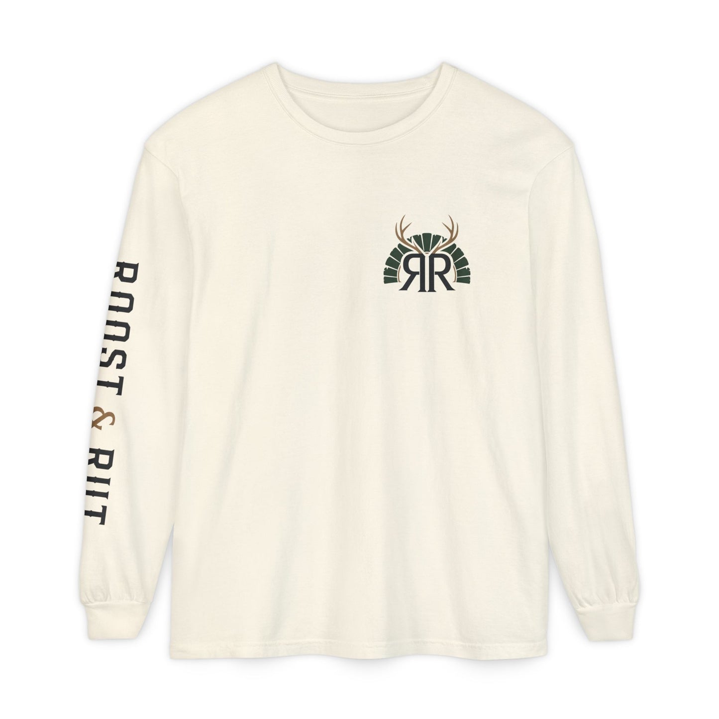 Roost & Rut Outfitters Deer Badge Long Sleeve T‑Shirt