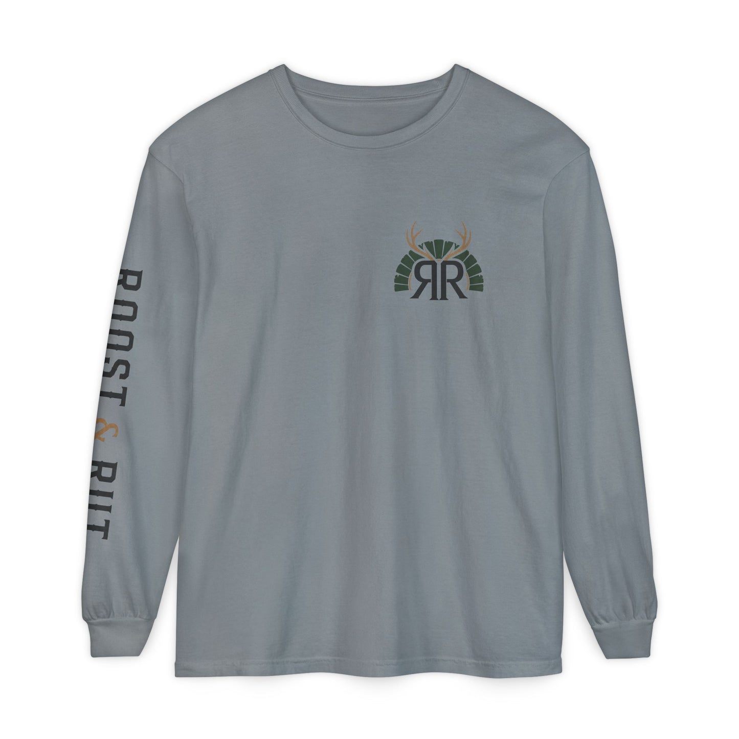 Roost & Rut Outfitters Deer Badge Long Sleeve T‑Shirt