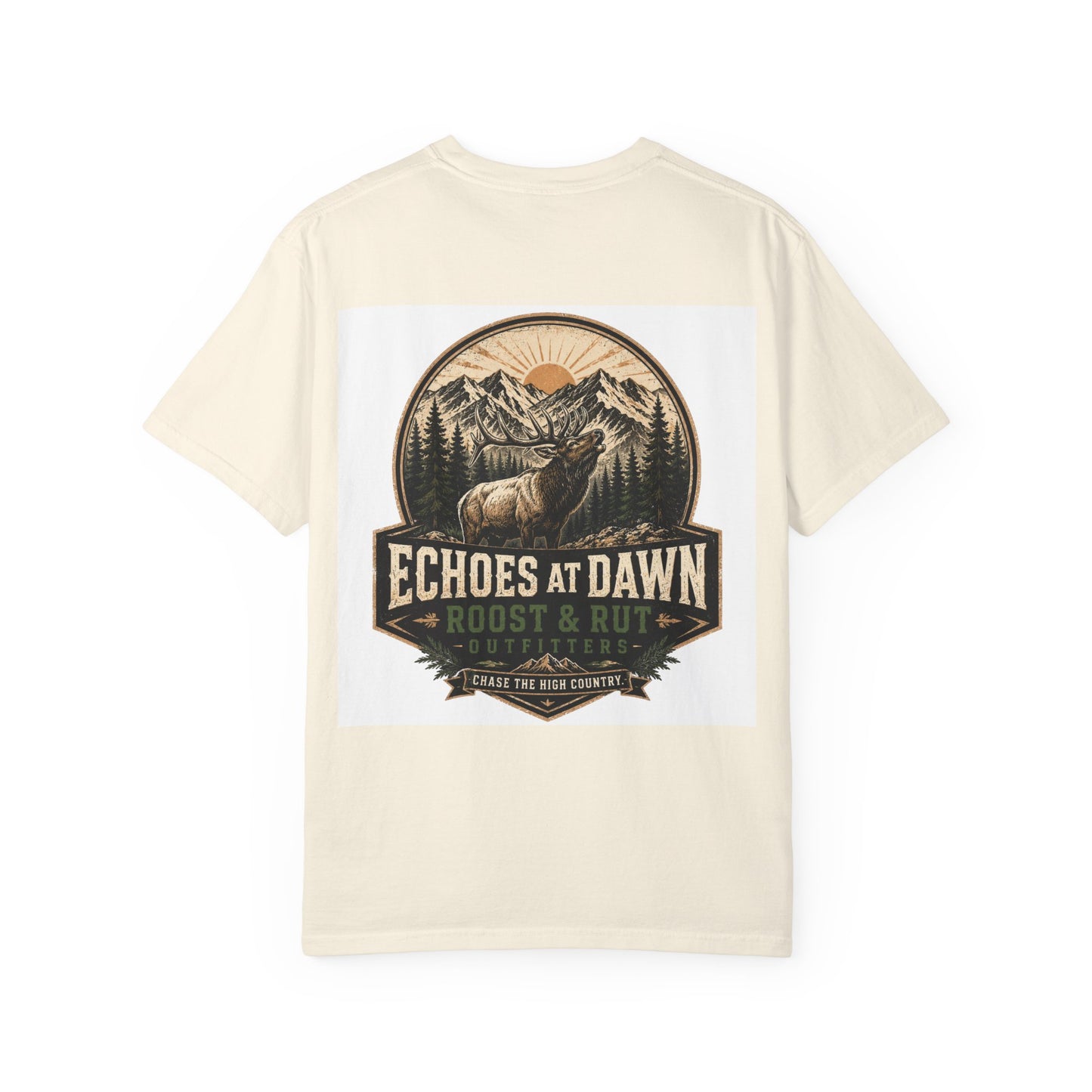 Sunrise RR Logo T-Shirt — Minimal Retro Emblem Tee