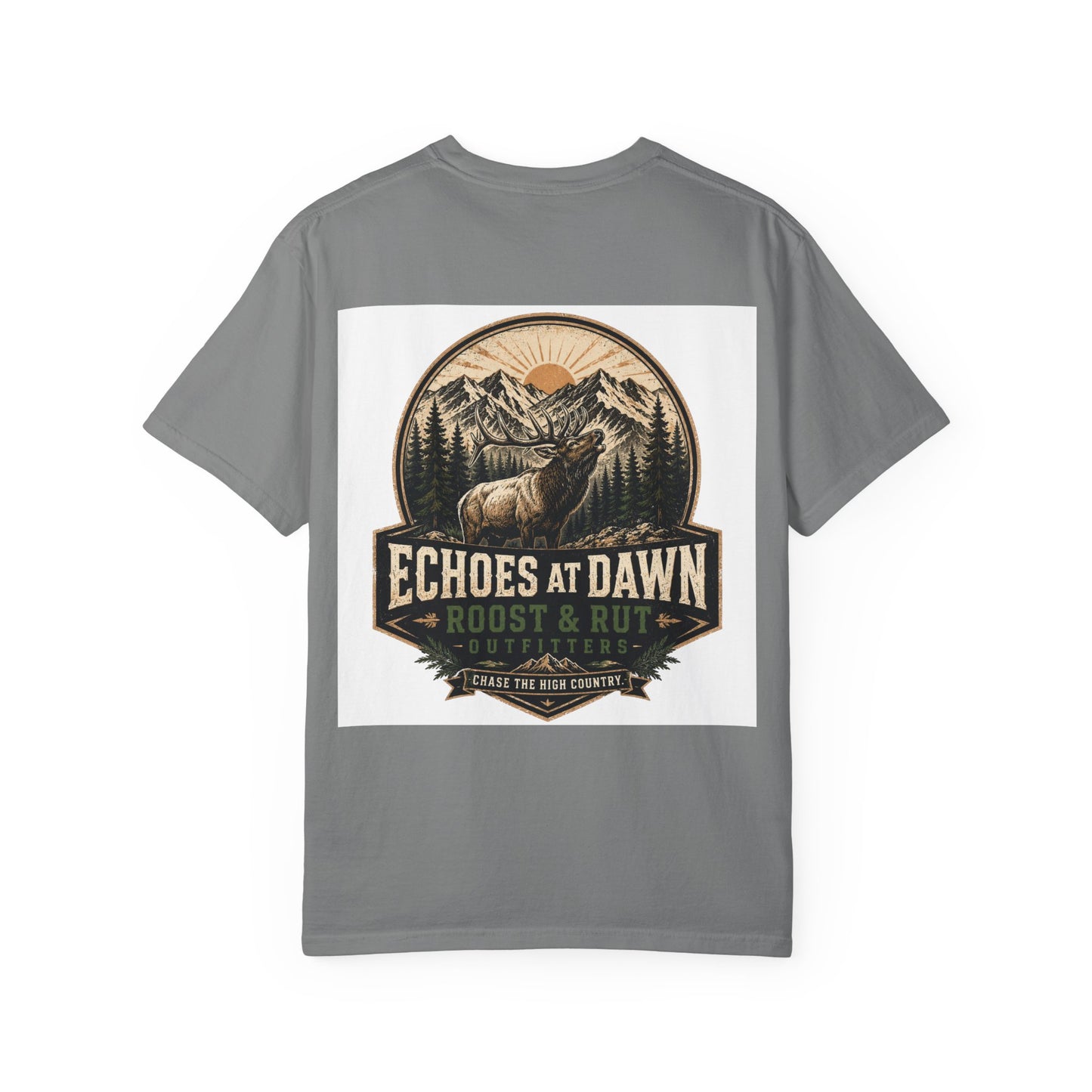 Sunrise RR Logo T-Shirt — Minimal Retro Emblem Tee