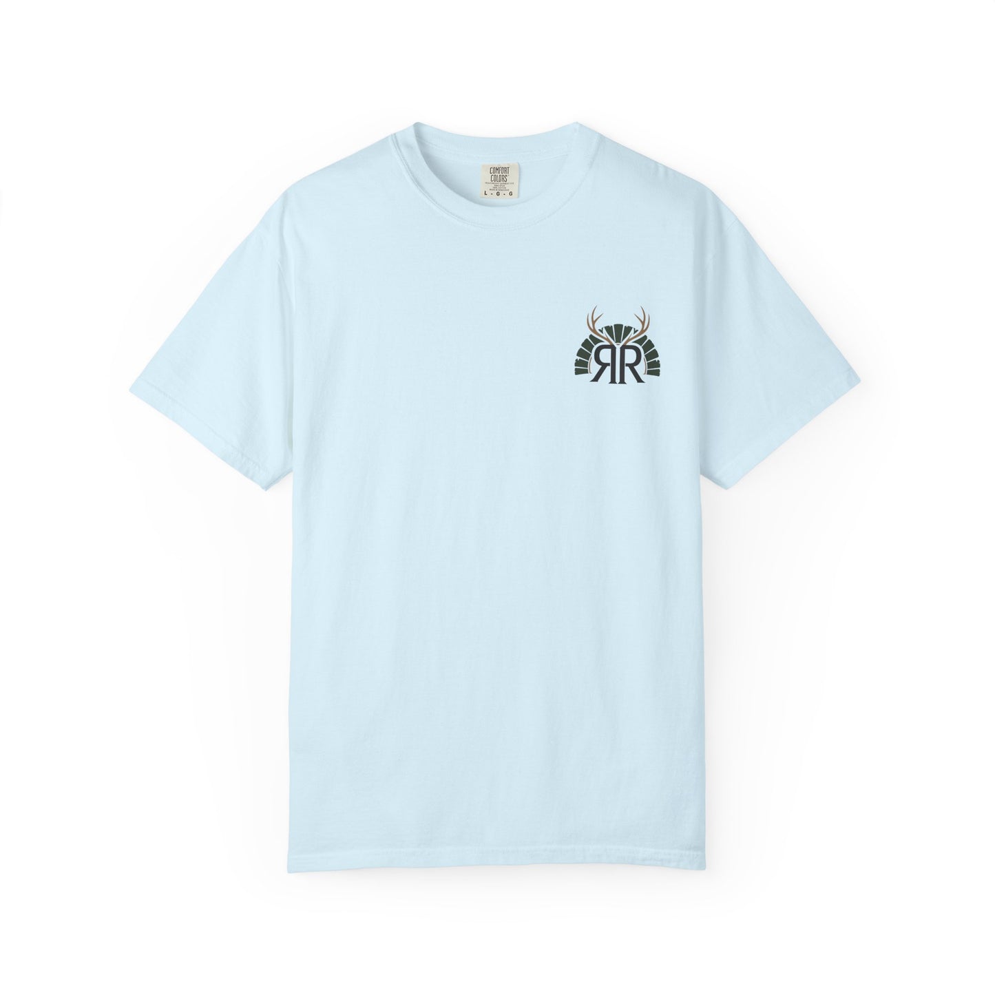 Sunrise RR Logo T-Shirt — Minimal Retro Emblem Tee