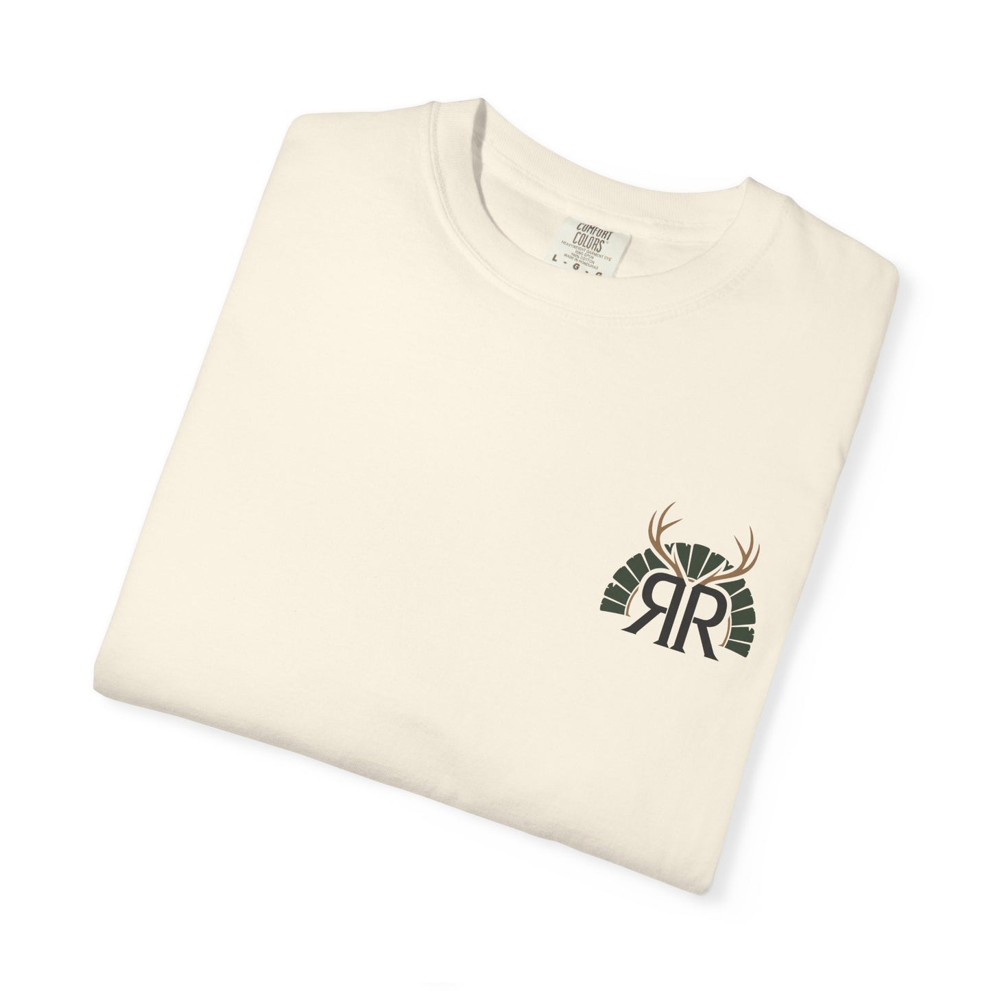 Sunrise RR Logo T-Shirt — Minimal Retro Emblem Tee
