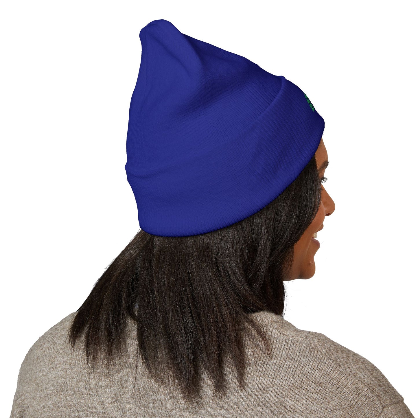 Embroidered Deer Antler Logo Cuffed Beanie